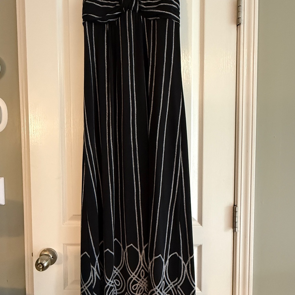Soma Black and White Maxi Dress